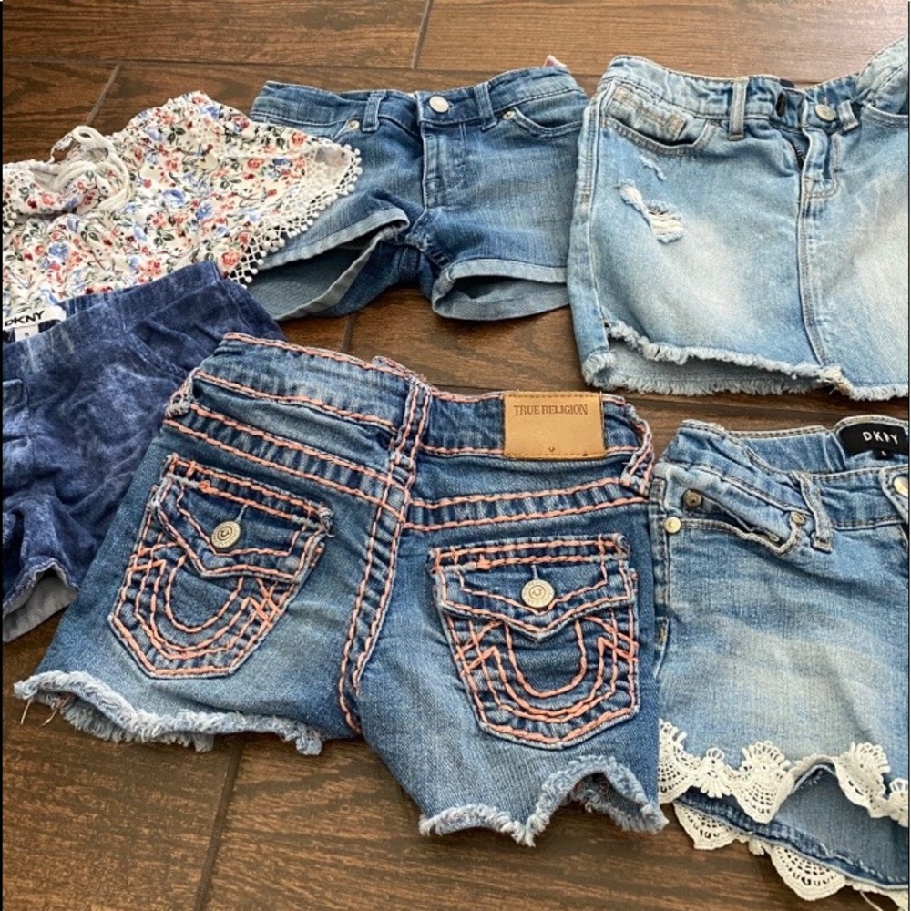 Brand Name shorts lot $30 true religion,levis,dkny